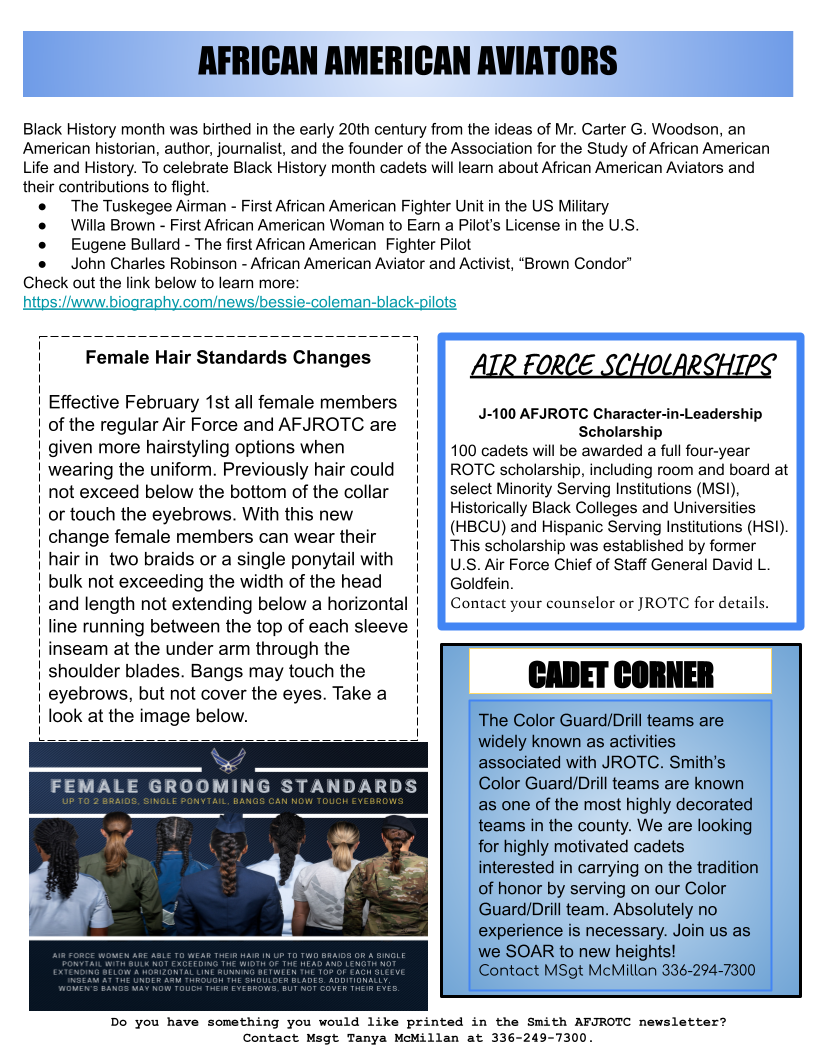 January/February Newsletter